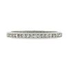 Image 7 : Antique Art Deco Platinum Channel Single Cut Diamond Eternity Wedding Band Ring
