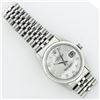 Image 7 : Rolex Stainless Steel 36MM White Diamond Datejust Wristwatch