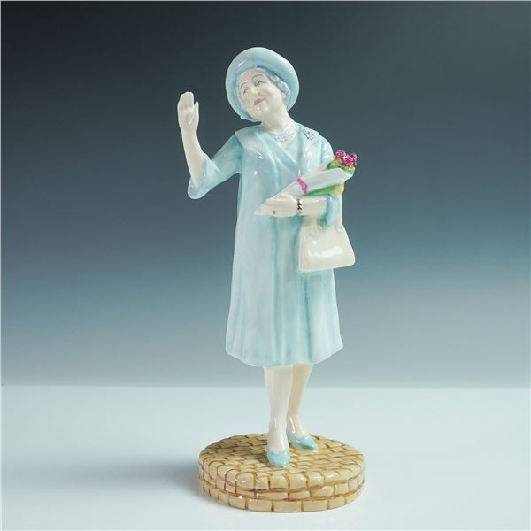 Royal Doulton Figurine, HM Queen Elizabeth Queen Mother HN4086