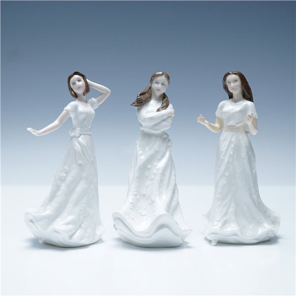 3pc Royal Doulton Figurines, International Collectors Club
