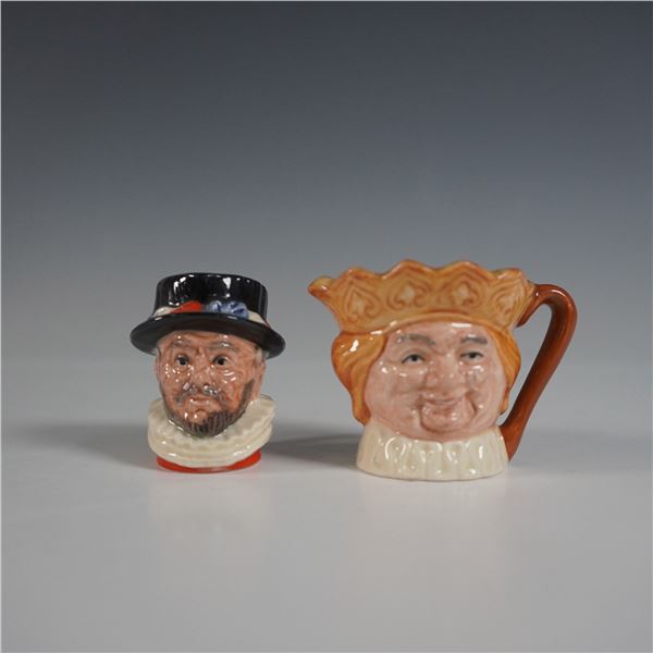 Royal Doulton Beefeater and Old King Cole Character Jugs