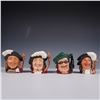 Image 1 : 4pc Royal Doulton Character Jugs, Three Musketeers and Dick Turpin