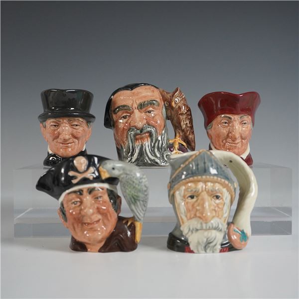 5pc Royal Doulton Character Jug Grouping