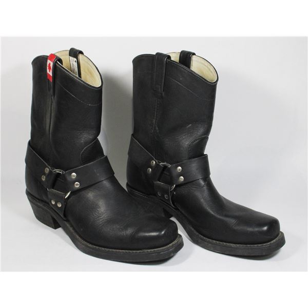 CANADA WEST RIDING BOOTS (BLACK LEATHER) SIZE 10