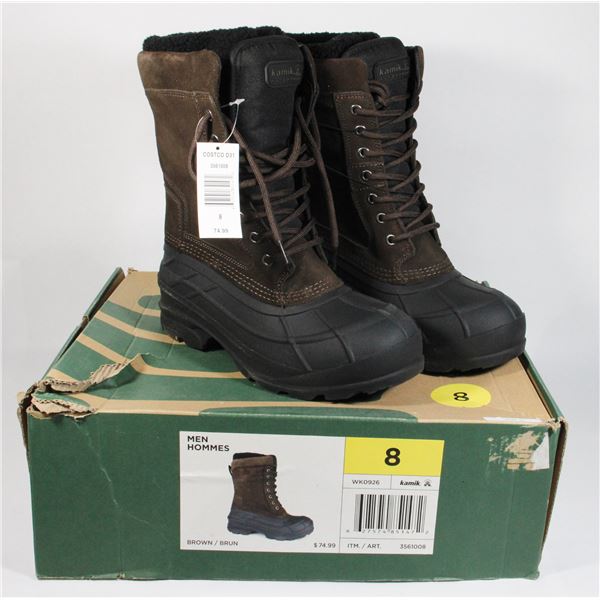 NEW MENS 8 KAMIK WINTER BOOTS