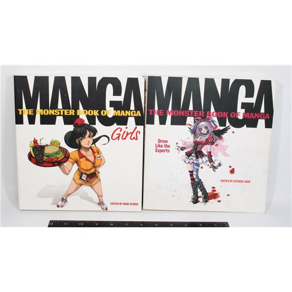 TWO MANGA ART BOOKS (HOW TO DRAW)