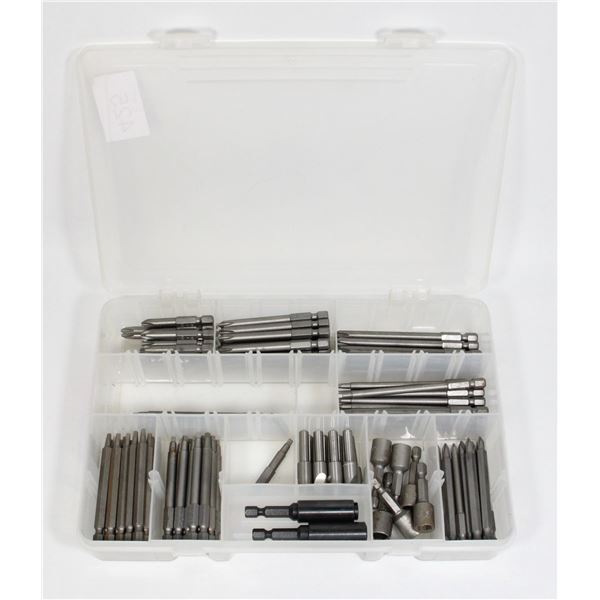 120 NEW DRIVER BITS, NUT DRIVERS AND REAMERS