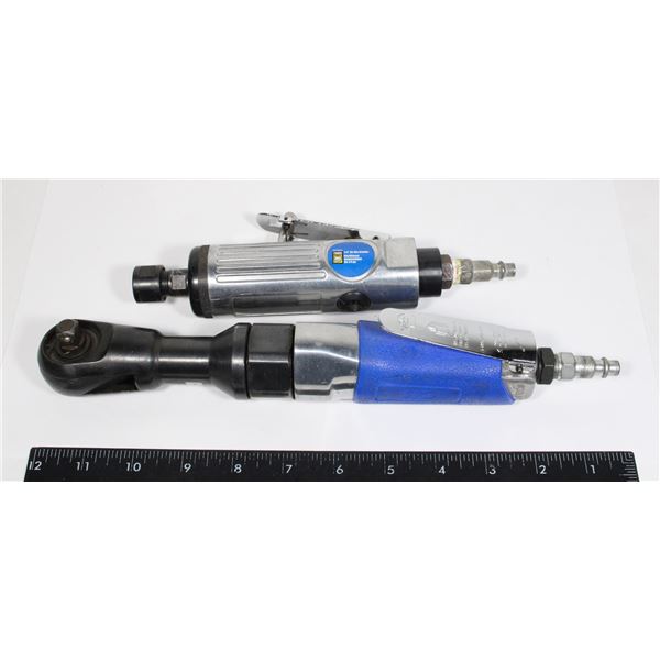 3/8" AIR RACHET AND 1/4" DIE GRINDER
