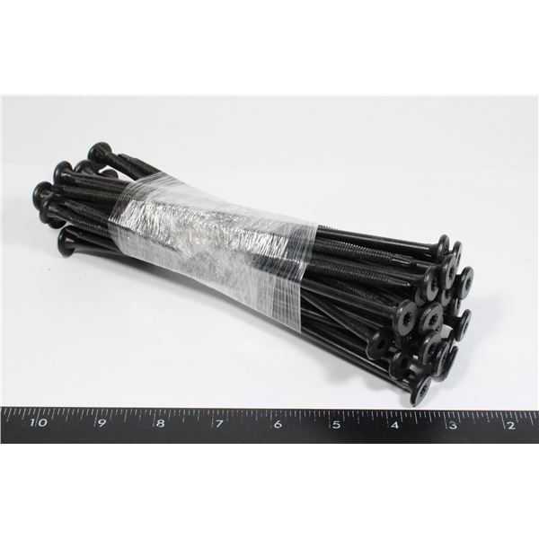 LOT OF 35 - HEADLOK 8" DRILL POINT SCREWS