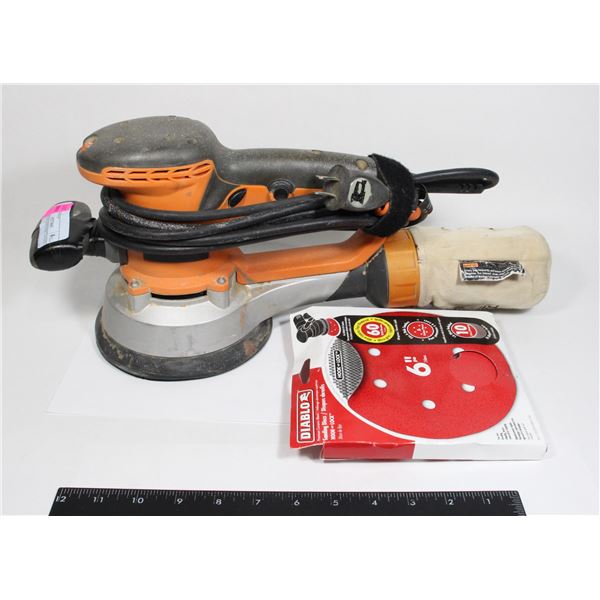 RIDGID 6" RANDOM ORBIT SANDER