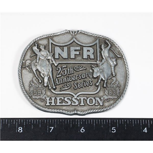 NFR 25TH ANNIV HESSTON COLLECTOR BUCKLE