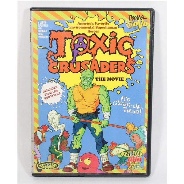 TOXIC CRUSADERS THE MOVIE DVD, NOT NEW BUT