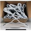 Image 1 : BOX OF HIGH QUALITY CLOTHING HANGERS, SPIN TOP AND