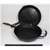 Image 1 : TWO CAST IRON FRYING PANS