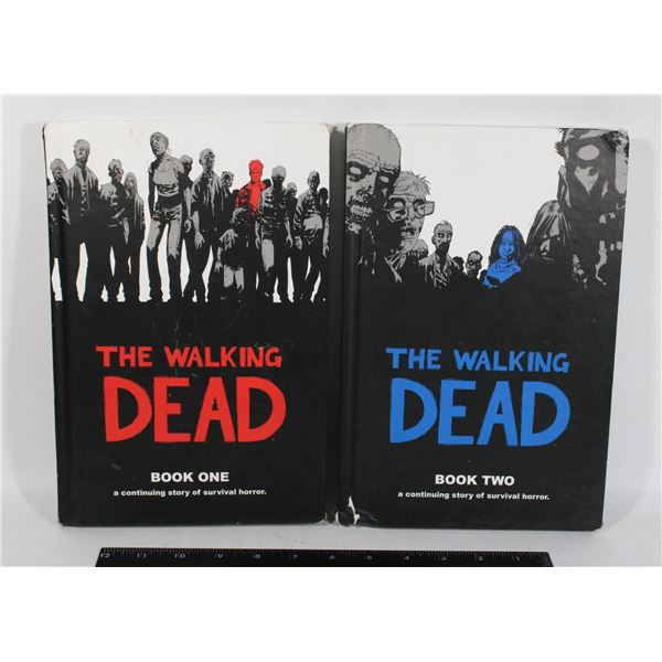 THE WALKING DEAD BOOK ONE AND BOOK TWO