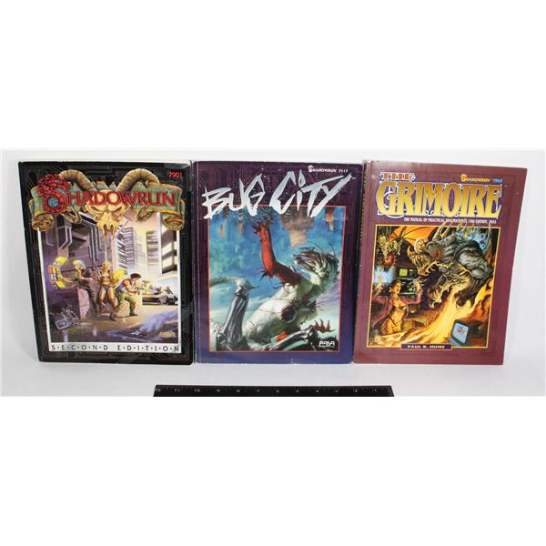 THREE PLAYERS GUIDES FOR SHADOWRUN