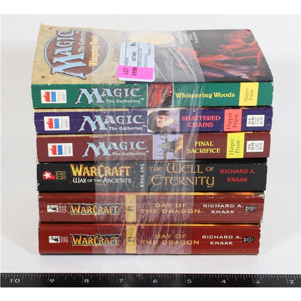 LOT OF THREE MAGIC THE GATHERING NOVELS