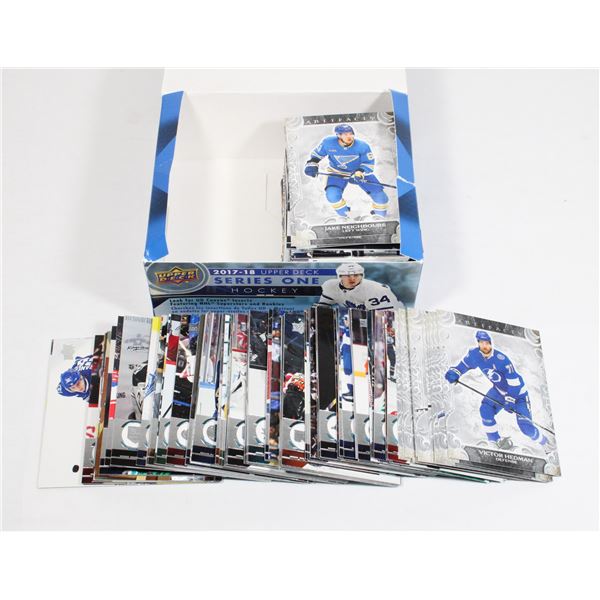 BOX OF ASSORTED NHL HOCKEY CARDS