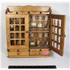 Image 1 : WOOD WALL MOUNT SPICE RACK WITH JARS