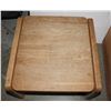 Image 3 : TWO MATCHING WOOD SIDE TABLES, NICE PATINA