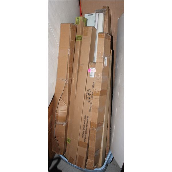 LARGE LOT OF BLINDS AND WINDOW COVERINGS