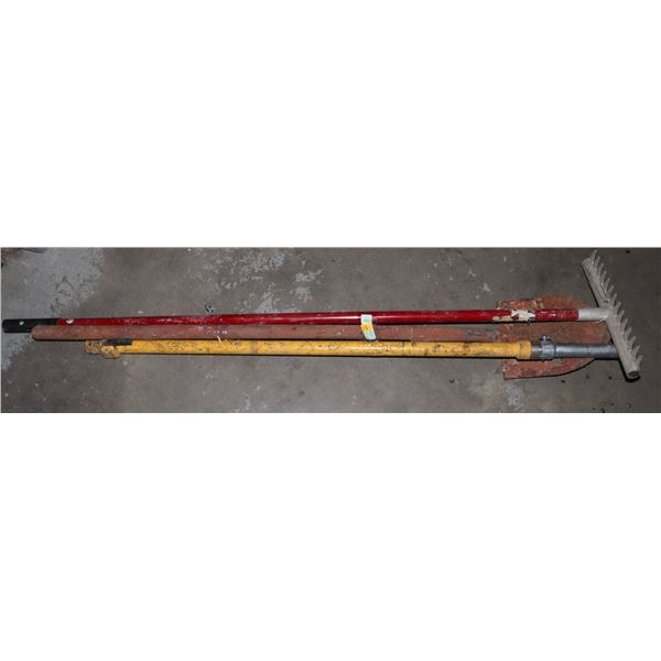 CONCRETE SHOVEL, RAKE, AND OTHER TOOL