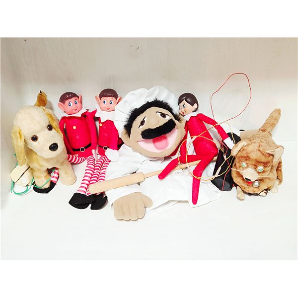 VINTAGE TOYS LOT WITH REMOTE ANIMALS