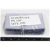 Image 1 : SUPERSAFE CURRENCY HOLDERS 100 CT.