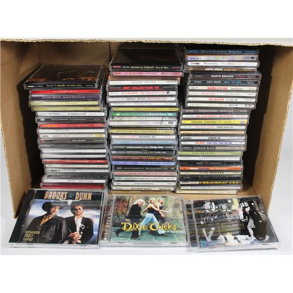 LARGE LOT OF ASSORTED CDS (MOSTLY COUNTRY)