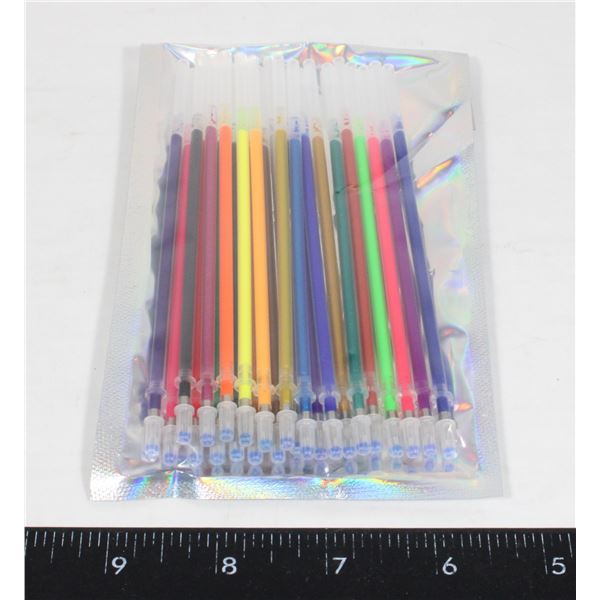 NEW 24PC GEL PEN REFILL KIT