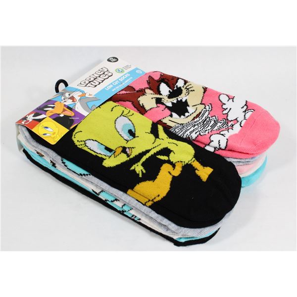 NEW 10 PAIR PACK OF LOONEY TUNES LOW CUT SOCKS