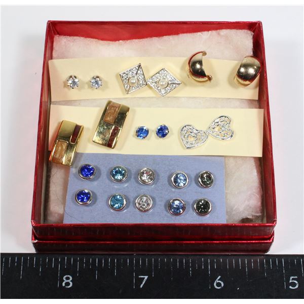 11 PAIRS OF EARRINGS
