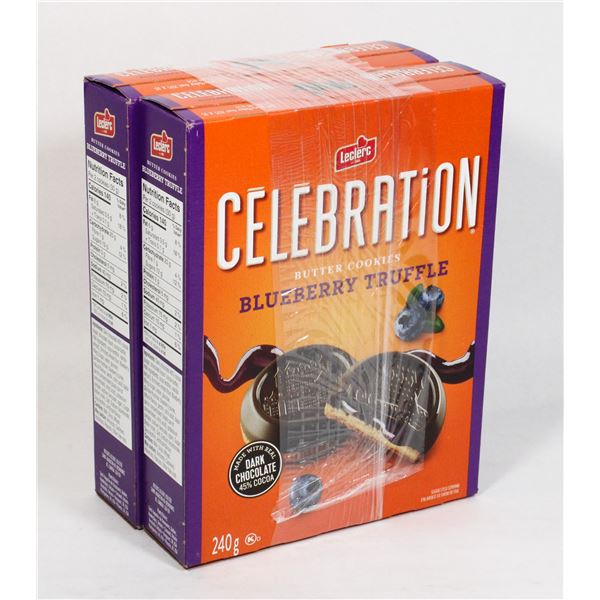 TWO NEW BOXES OF LECLERC CELEBRATION BUTTER