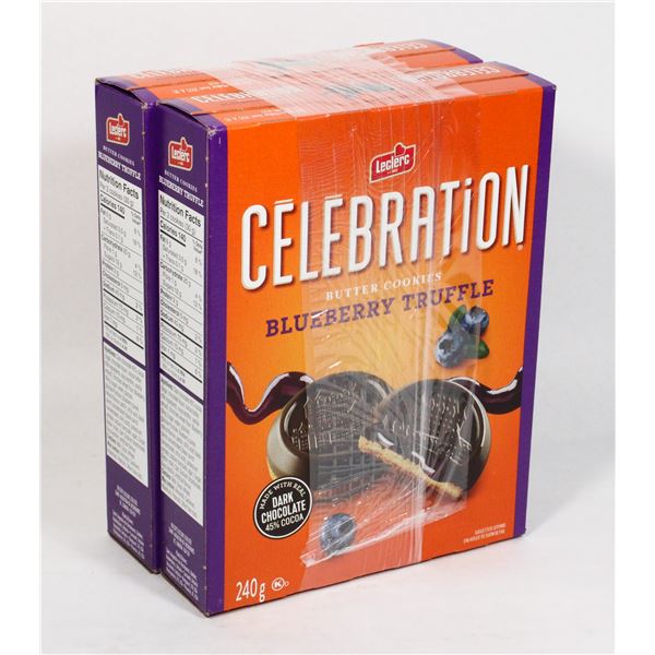 TWO NEW BOXES OF LECLERC CELEBRATION BUTTER