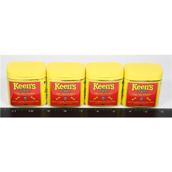 FOUR KEEN'S DRY MUSTARD 43 G EACH