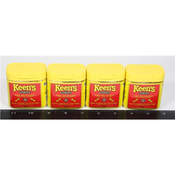 FOUR KEEN'S DRY MUSTARD 43 G EACH