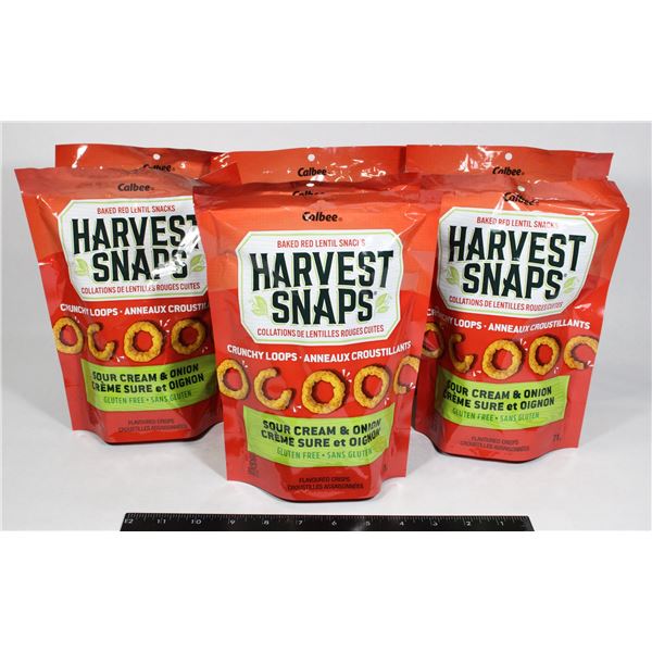 BOX OF HARVEST SNAPS SOUR CREAM & ONION FLAVOUR