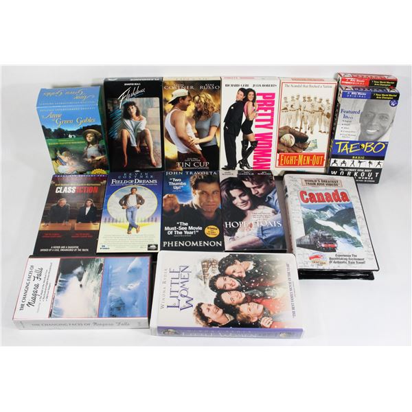 LARGE LOT OF COLLECTIBLE VHS INCLUDING