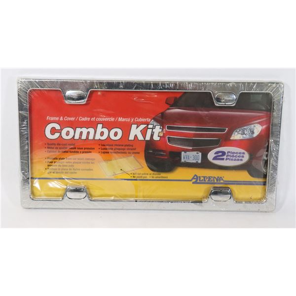 NEW 2 PC ALPENA FRAME AND COVER COMBO LICENSE