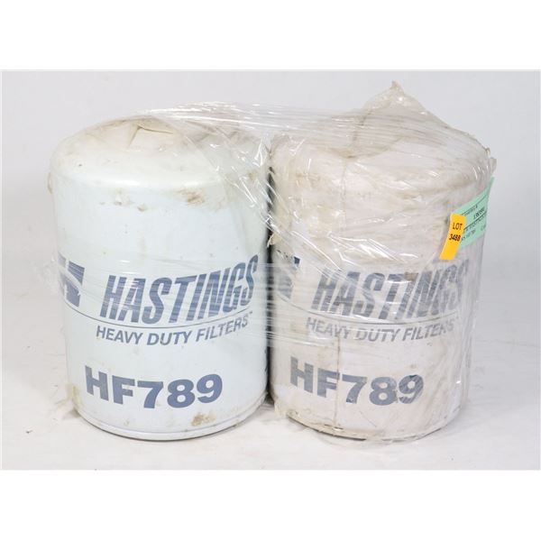 TWO NEW HASTINGS HEAVY DUTY FILTERS HF789