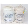 Image 1 : TWO NEW HASTINGS HEAVY DUTY FILTERS HF789