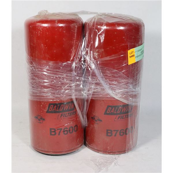 TWO NEW BALDWIN FILTERS B7600