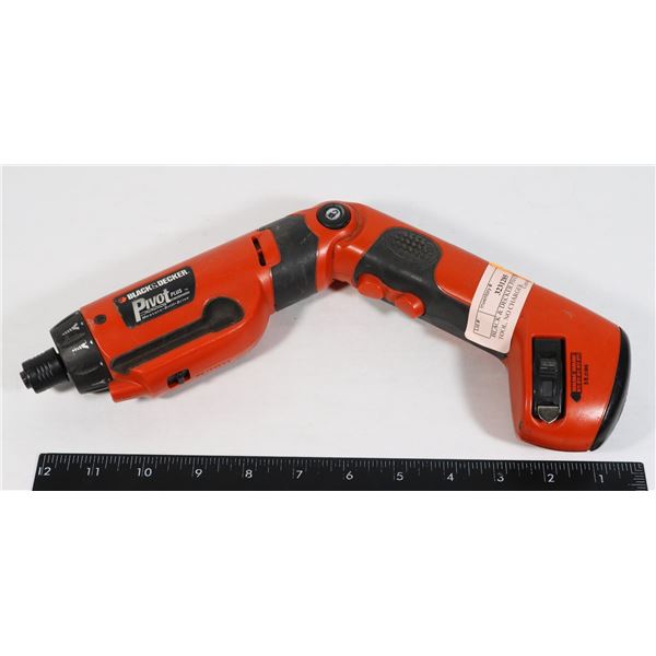 BLACK & DECKER PIVOT PLUS TOOL, NO CHARGER