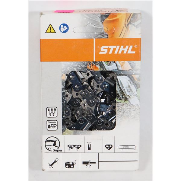 LARGE STIHL CHAINSAW CHAIN, 119 LINKS