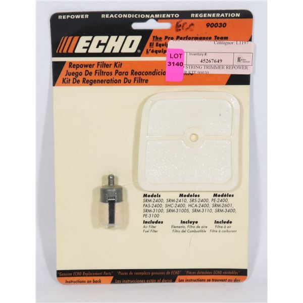 ECHO STRING TRIMMER REPOWER FILTER KIT 90030