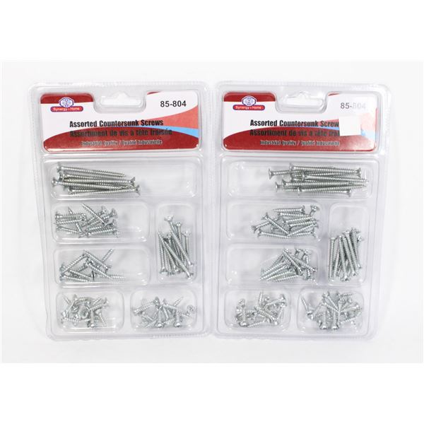 ASSORTED COUNTERSUNK SCREWS