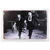 Image 1 : NEW LAUREL AND HARDY METAL SIGN. FAR AWAY LOOKS