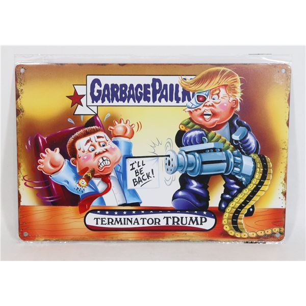 NEW GARBAGE PAIL KIDS THEME TERMINATOR TRUMP