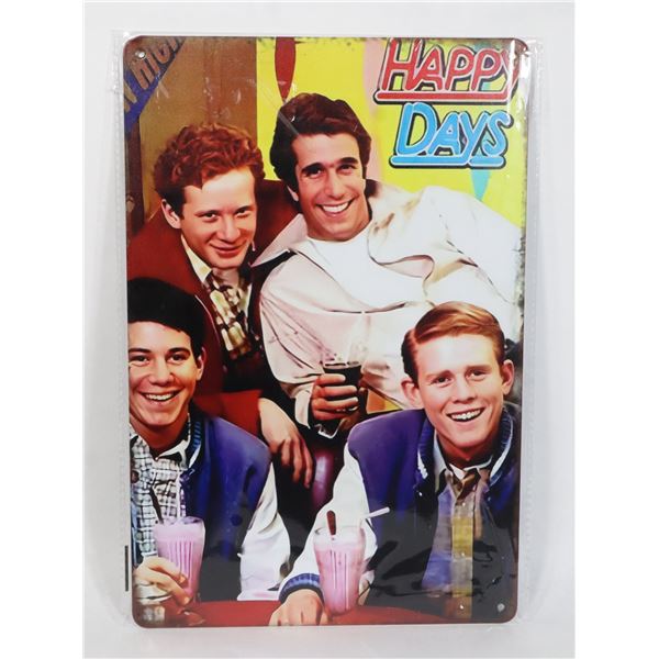 NEW HAPPY DAYS THEME REPLICA METAL SIGN