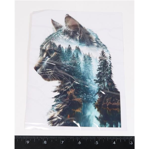NEW TABBY CAT WILDERNESS DECAL